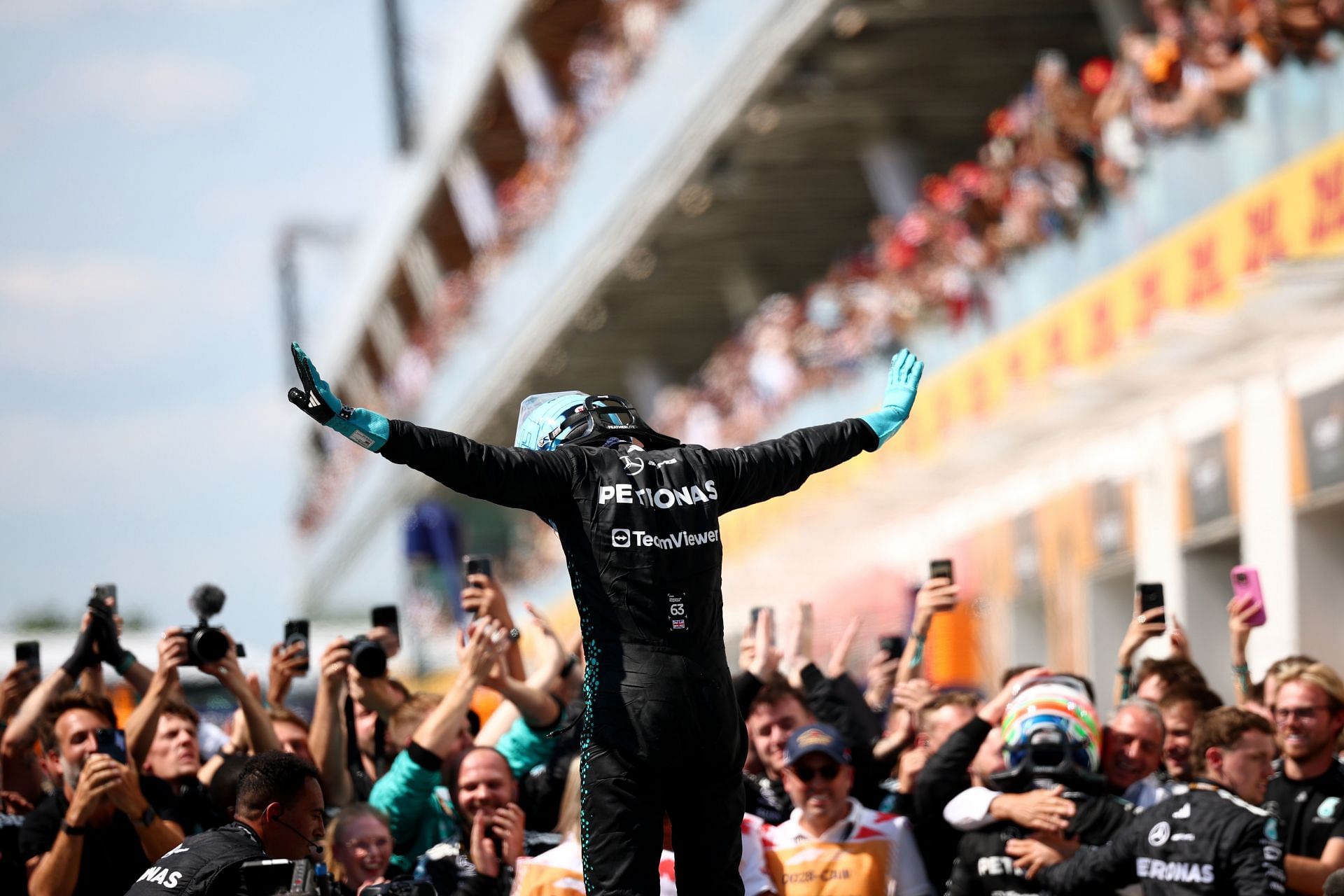 George Russell at the 2025 F1 Grand Prix of Canada - Source: Getty
